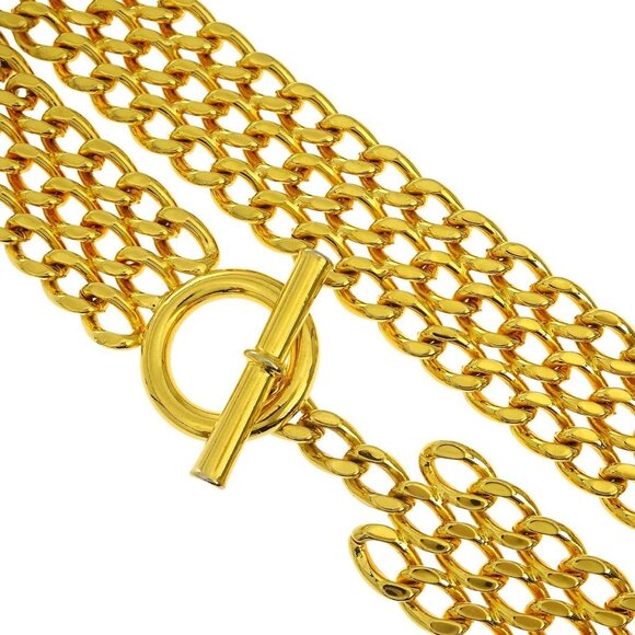 Chanel Chain Belt Gold Small Good 96P 154657 - Picture 3 of 4